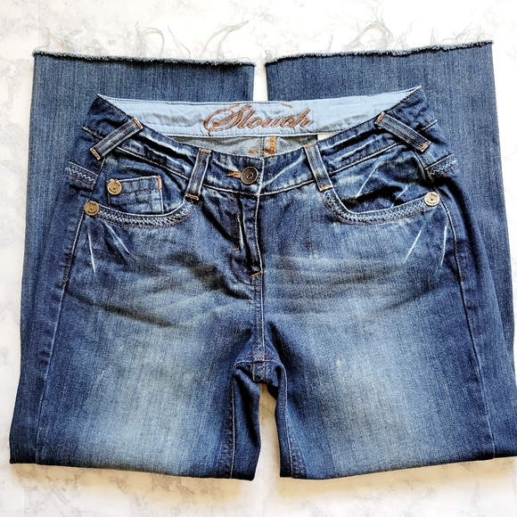 Next slouch wide leg cropped jeans size 12 - Picture 4 of 13